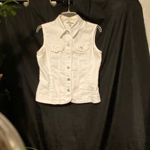 Dress barn denim vest